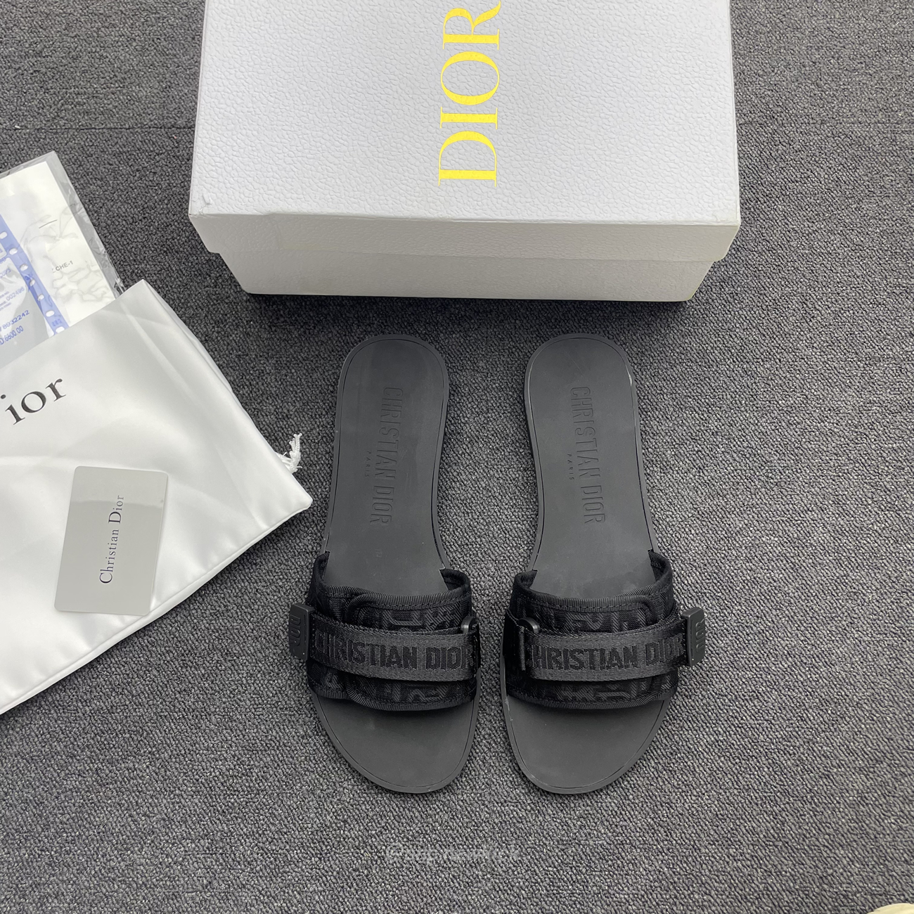 Dior 3d Velcro Sandals (8) - newkick.cc